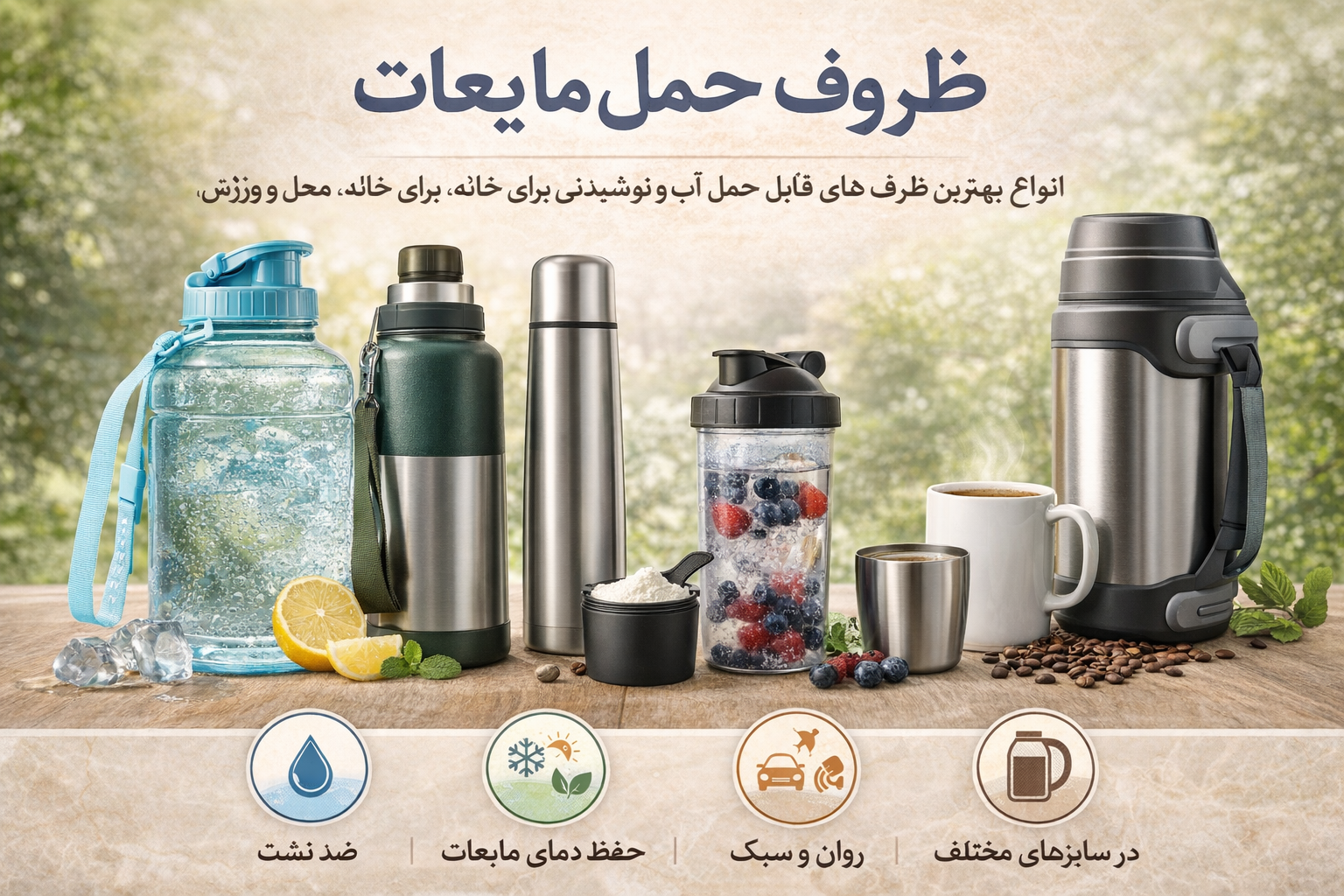 عوامل تاثیرگذار بر قیمت ظروف حمل مایعات